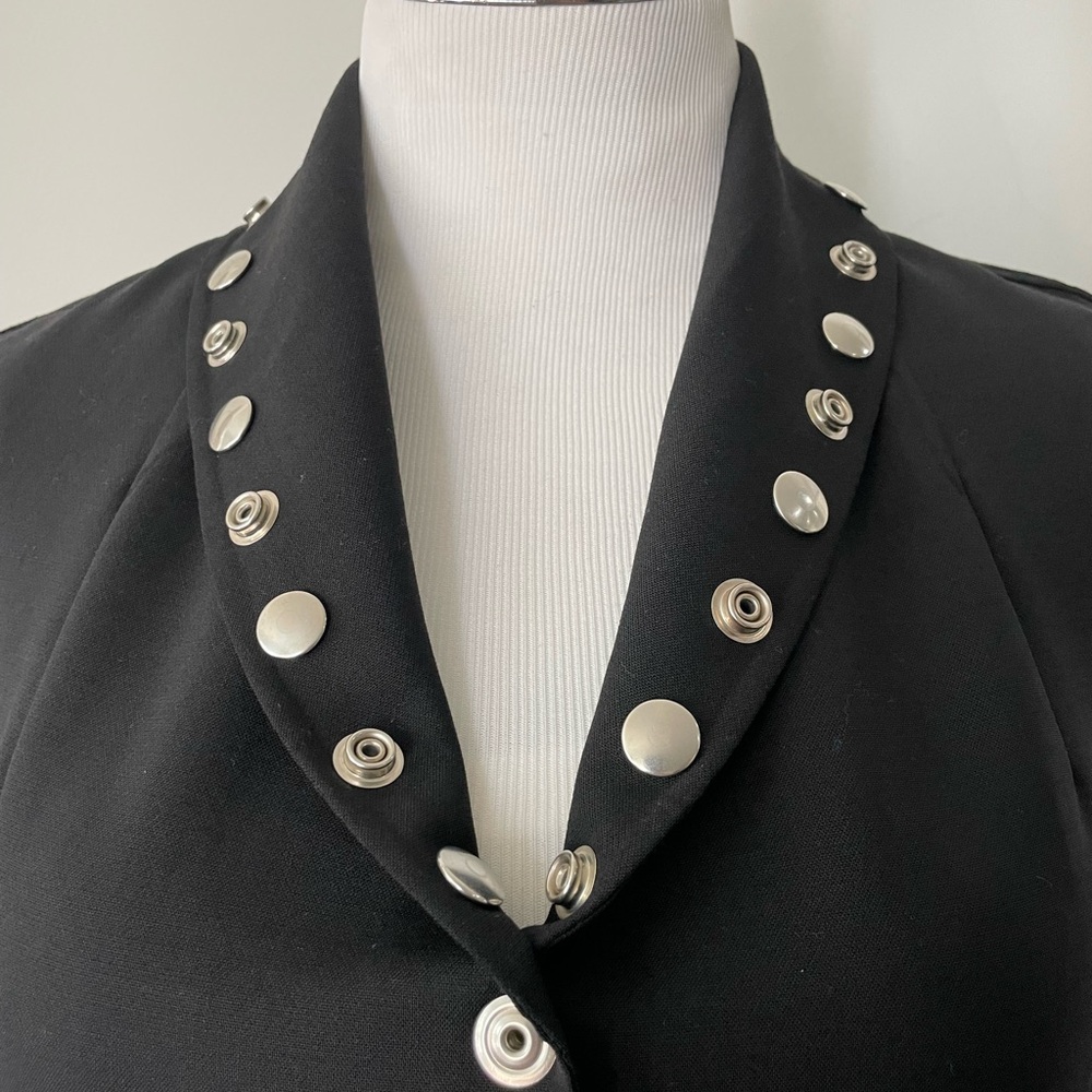 ALEXANDER WANG SNAP FRONT STUD DRESS DUSTER - Picture 9 of 16